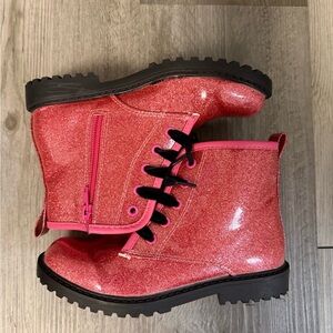 Sparkly Pink Kids Boots